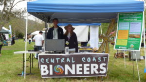 Central Coast Bioneers Earth Day Booth