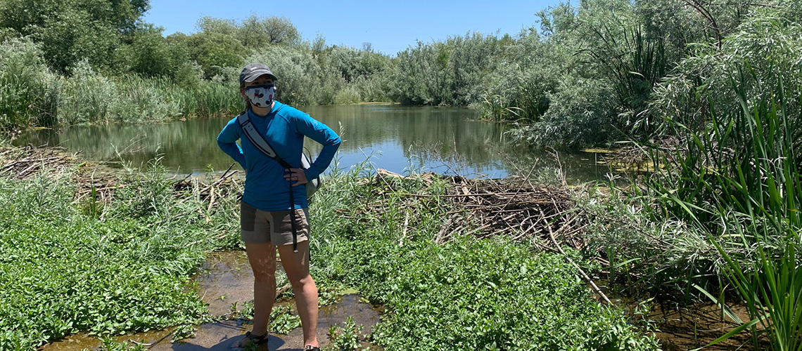 Hikers on Bishops Peak, San Luis Obispo County, CA Hikers on Bishops Peak, San Luis Obispo County, CA